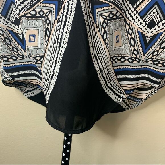 MOSSIMO Aztec sleeveless Blue/Black/Cream Top - Picture 7 of 9